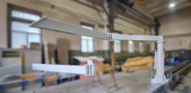 Кран консольный двухплечевой БКС